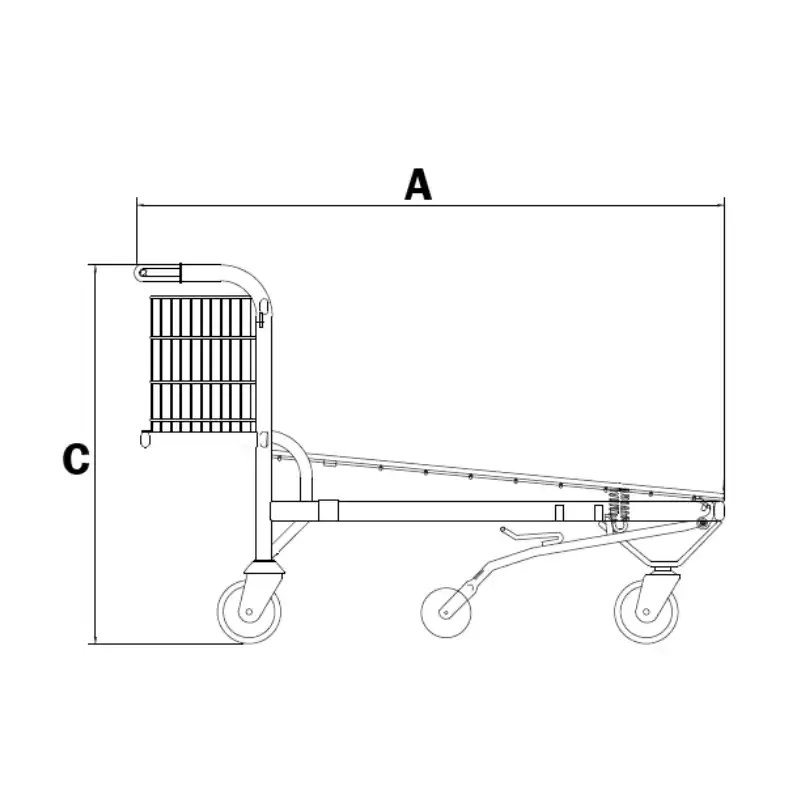 Wózki transportowe WTC1 parametry